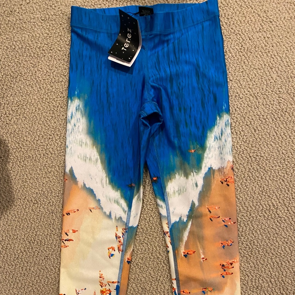 NWT Terez À La Plage Leggings